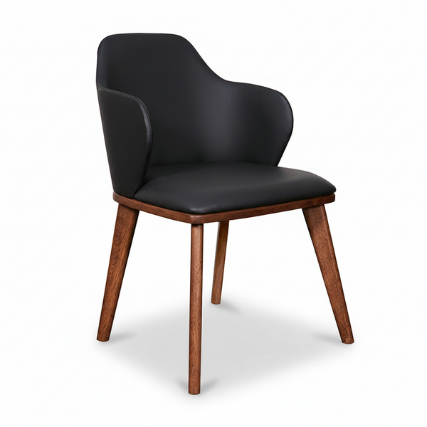 Viva : Dining Chair Light Walnut Frame