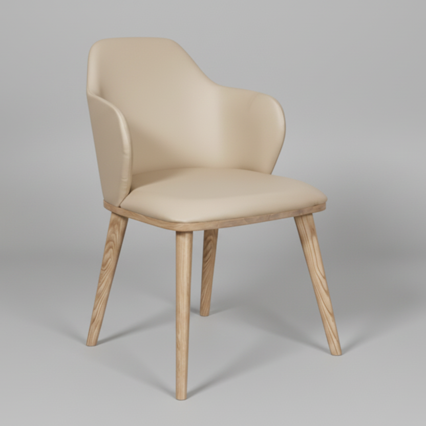 Viva : Dining Chair Natural Frame