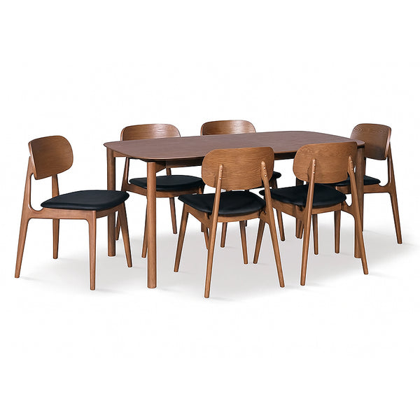 Vue: Dining Setting with Bowi Chairs