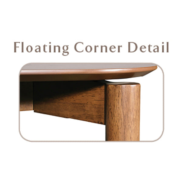 Vue: Dining Table Light Walnut or Natural