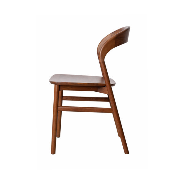 Willow : Dining Chair Walnut Solid Seat