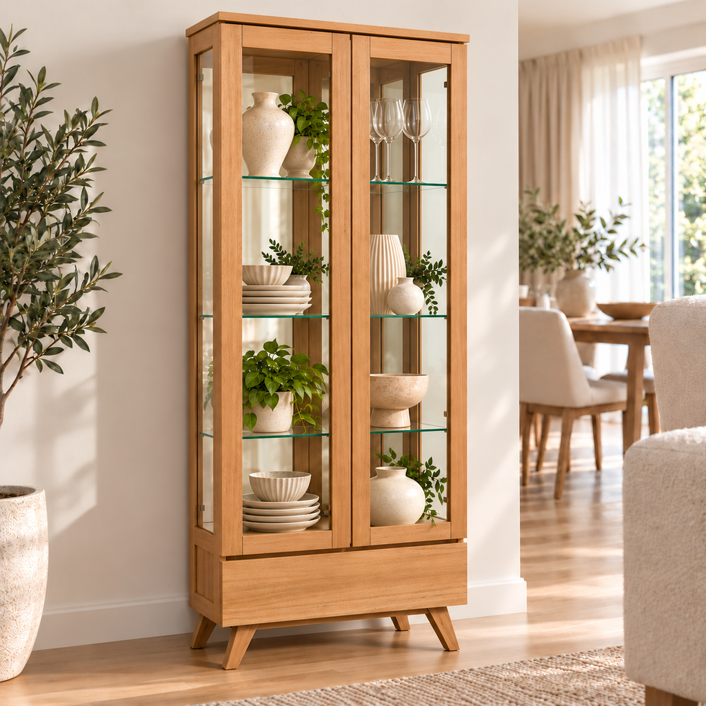 Windsor : Display Shelf Unit Tasmanian Oak
