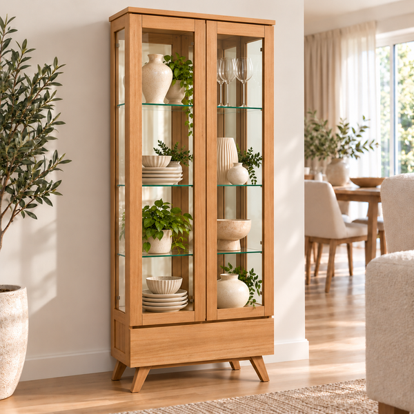 Windsor : Display Shelf Unit Tasmanian Oak