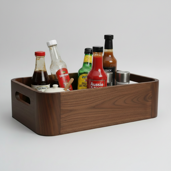 Wooden Tray Rounded Corners