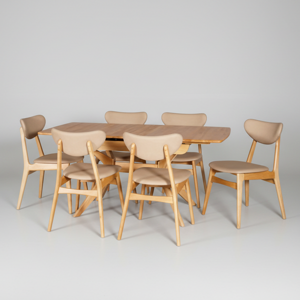 York: Rectangle Extension Dining Setting