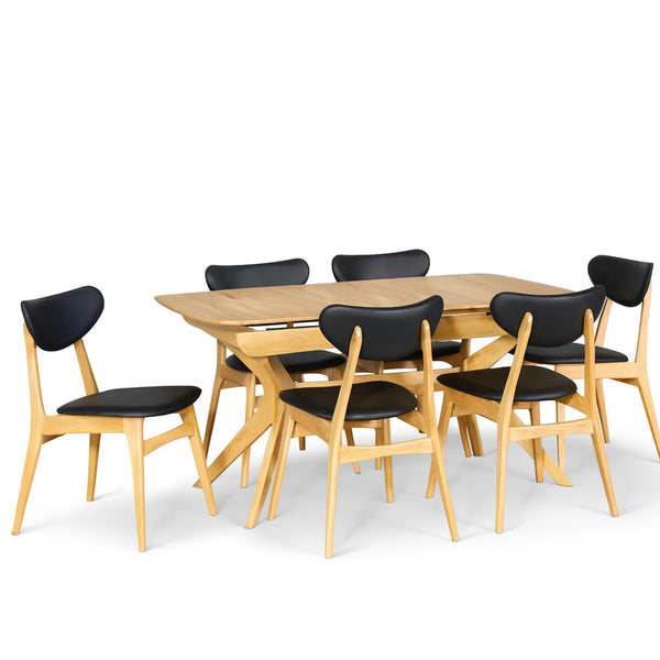 York: Rectangle Extension Dining Setting