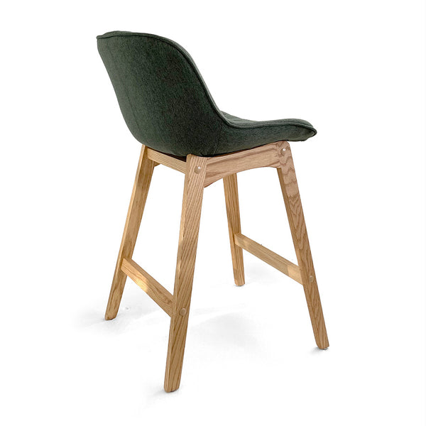 Zoe : Bar Stool Sage Green Fabric