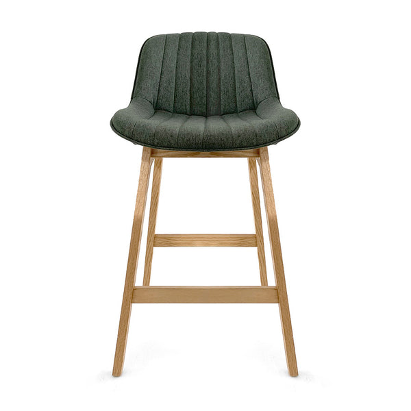 Zoe : Bar Stool Sage Green Fabric