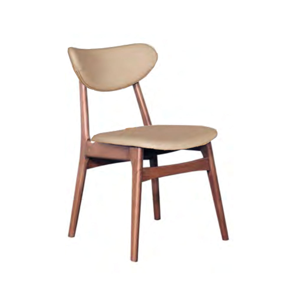 Falkland : Dining Chair Light Walnut / Clay PU