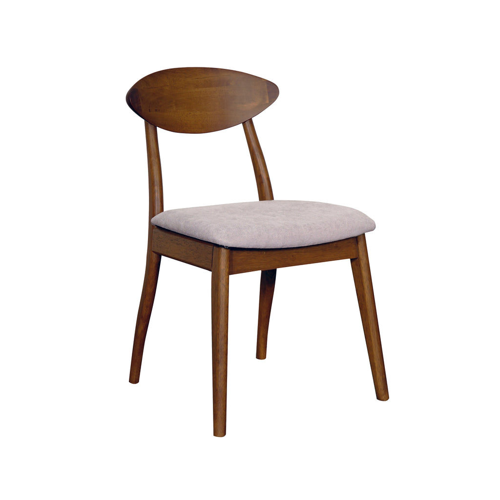 Moon : Dining Chair Light Walnut