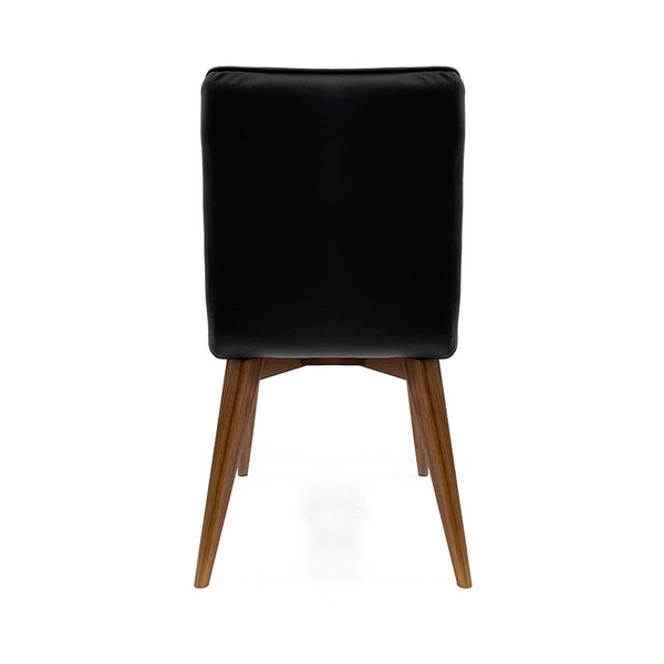 Ashland : Timber Dining Chair Black PU