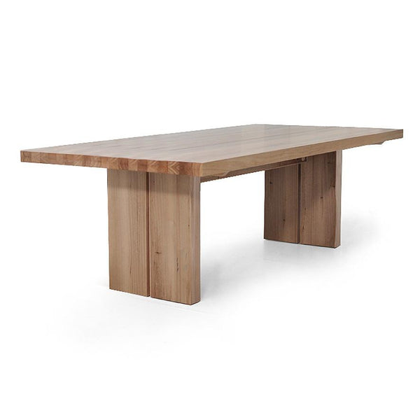 Atlas : Dining Table in Wormy Chestnut Solid Wood - Modern Home Furniture