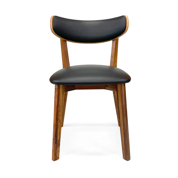 Bardon dining chair Blackwood with black seat