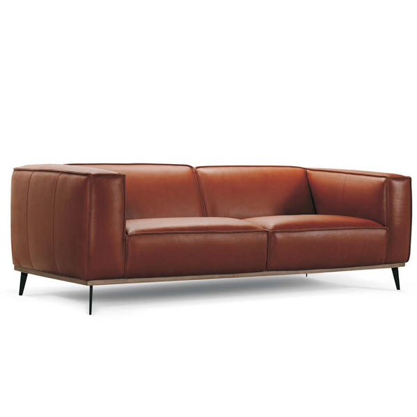 Bentley : Modern Sofa in Fabric or Leather with Black Legs - Modern Home Furniture