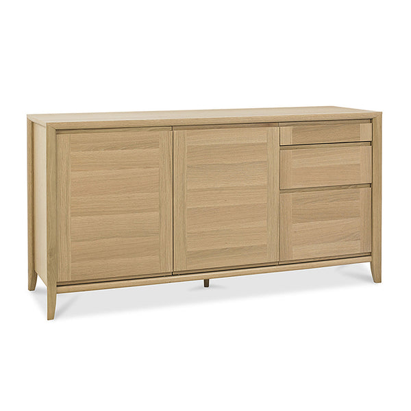 Bergen Oak: Buffet Cabinet in American White Oak - Modern Home Furniture
