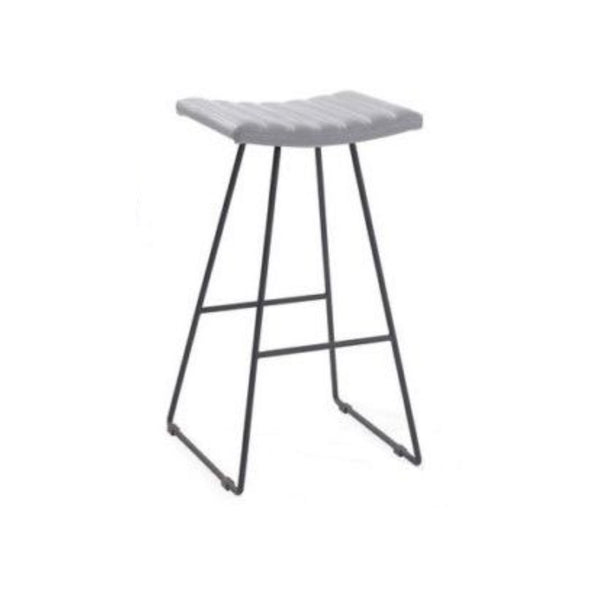 bindi bar stool grey with black base