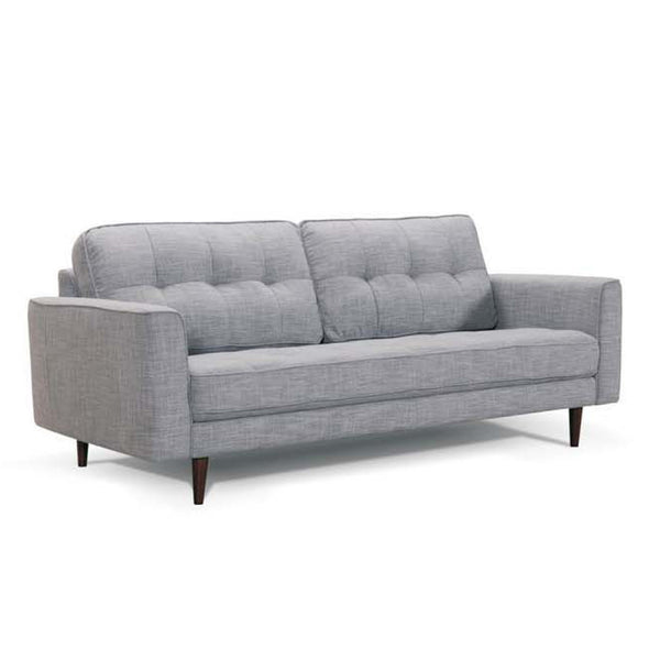 Brighton : Fabric Sofa with Quilted Back & Pencil Legs - Modern Home Furniture