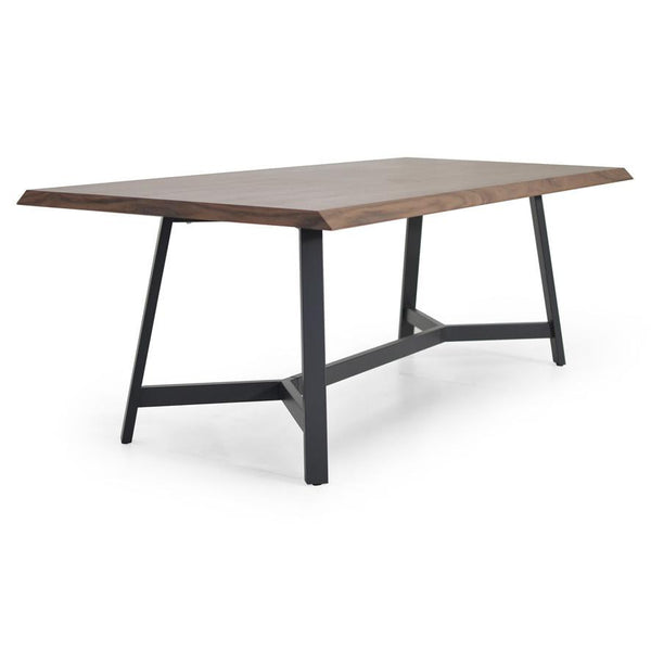 Byron : Dining Table with Charcoal Black Legs