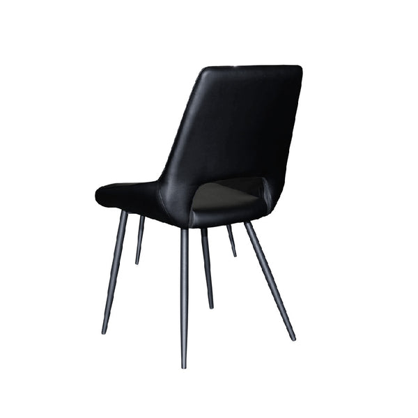 Carlina : Dining Chair with Black Frame
