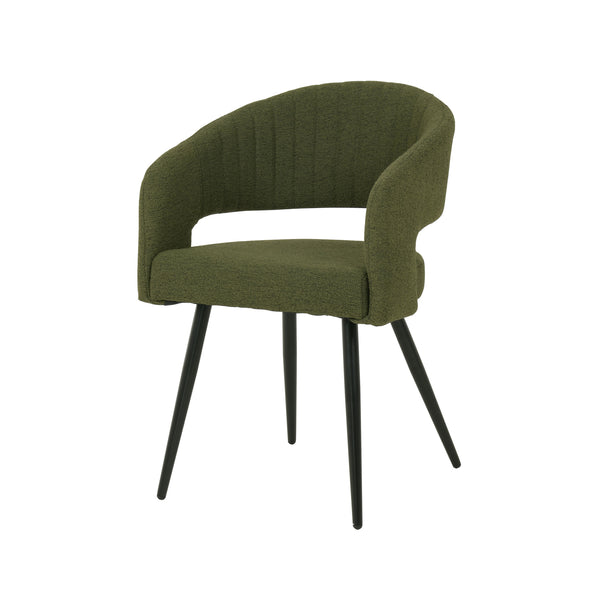 Emery : Dining Chair Olive Fabric