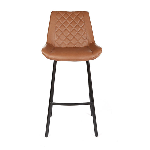 Flynn : Bar Stool Antique Cognac PU