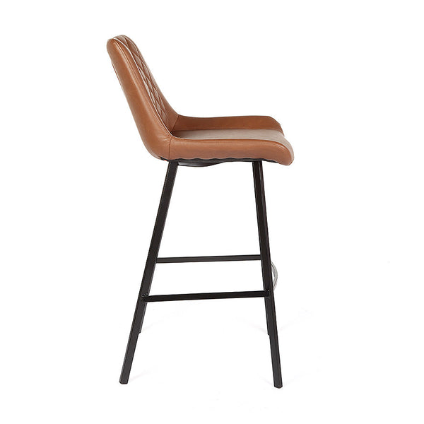 Flynn : Bar Stool Antique Cognac PU