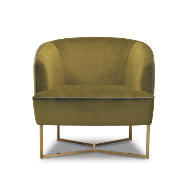 Gatwick Chair in emerald velvet
