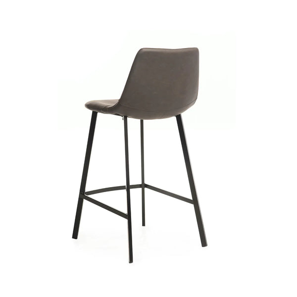 Hugo Bar Stool antique grey back