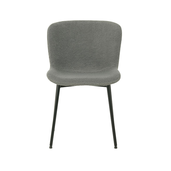 Jed : Dining Chair Grey Fabric