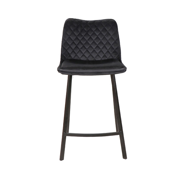 Kenya : Bar Stool Black Velvet