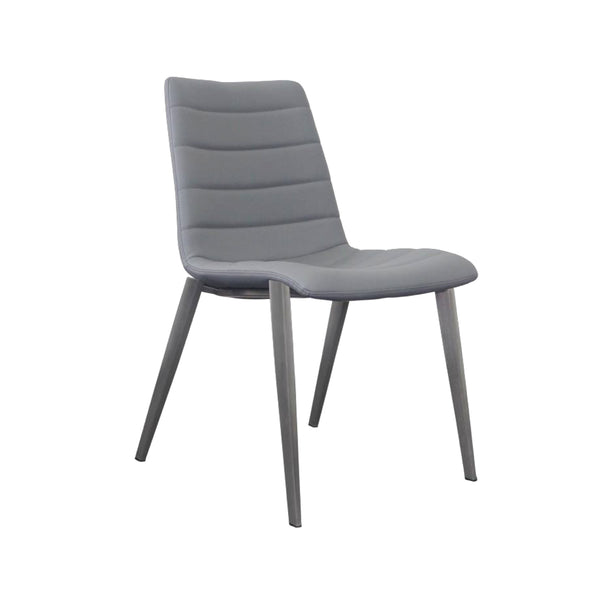 Kenzy : Dining Chair Brushed Stainless Frame