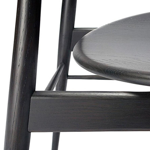 Lotus : Timber Seat Dining Chair in Oak Wood - Modern Home Furniture