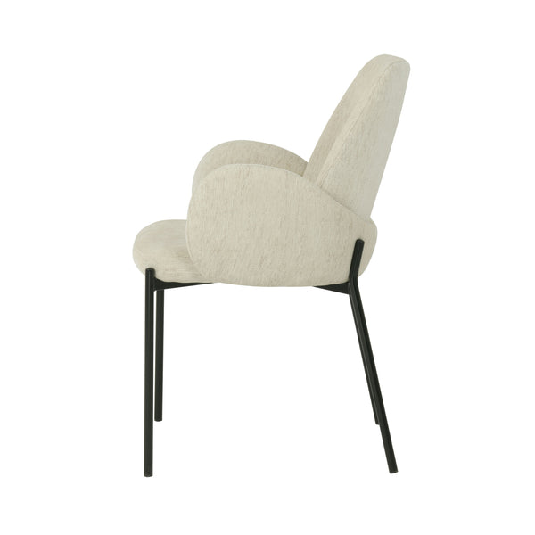 Lyon : Dining Chair Oat Fabric