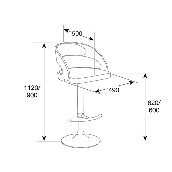 Mars bar stool