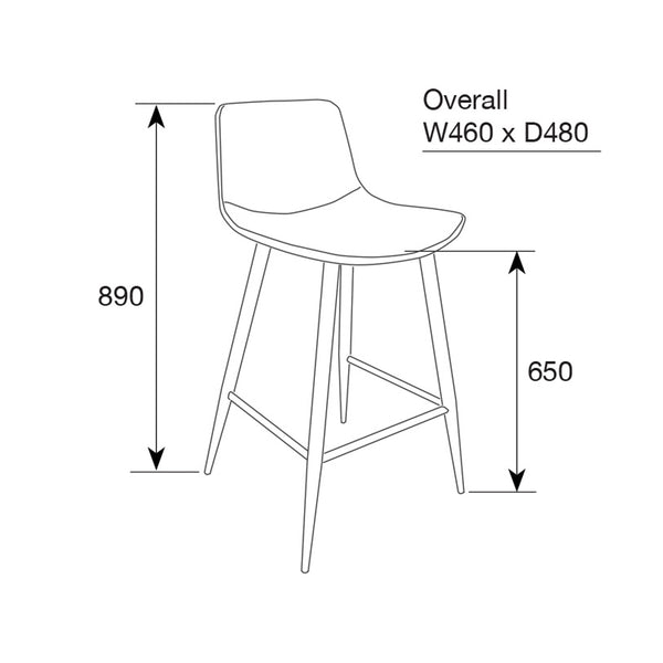 Mendel : 4 leg base - Modern Home Furniture