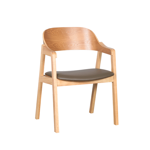 Norway : Dining Chair Soft Seat Natural