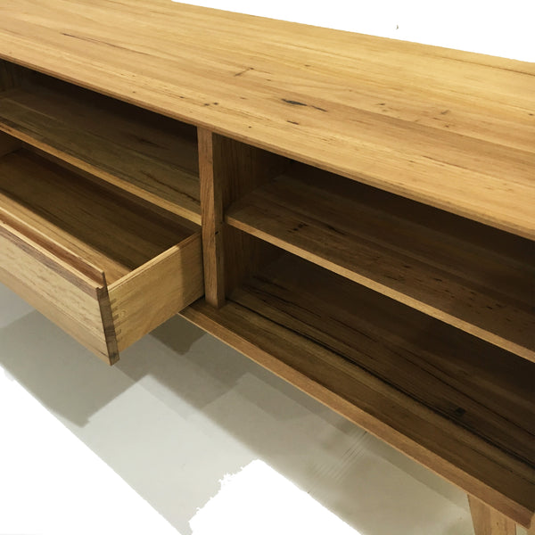 Oslo : TV Unit in Messmate Timber with Scandinavian Design - Modern Home Furniture