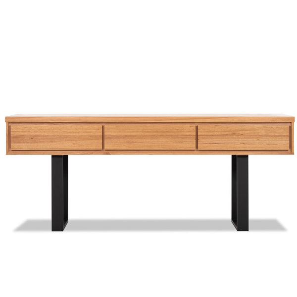 Panama : Console table with drawers in Messmate Hardwood