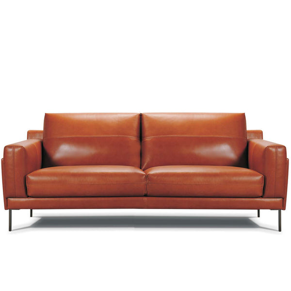 Quinton : Leather Sofa with Metal Leg - Modern Home Furniture