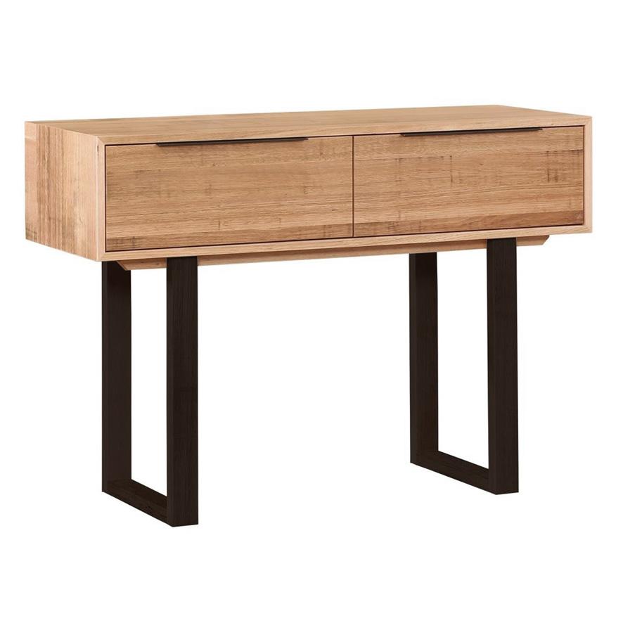 Rider : Console Table in Rough Sawn Tasmanian Oak - Modern Home Furniture