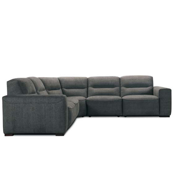 Samantha : Modular Corner Sofa in Leather or Fabric - Modern Home Furniture