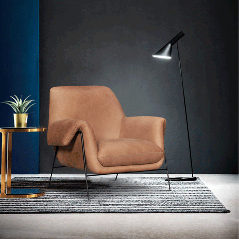 Ambroise metal frame club chair 2025