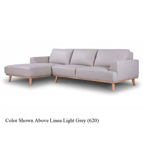 Stanford : Chaise Sofa left hand chaise grey